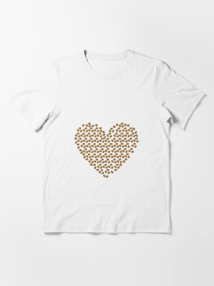 Coffee Beans Heart Essential T-Shirt