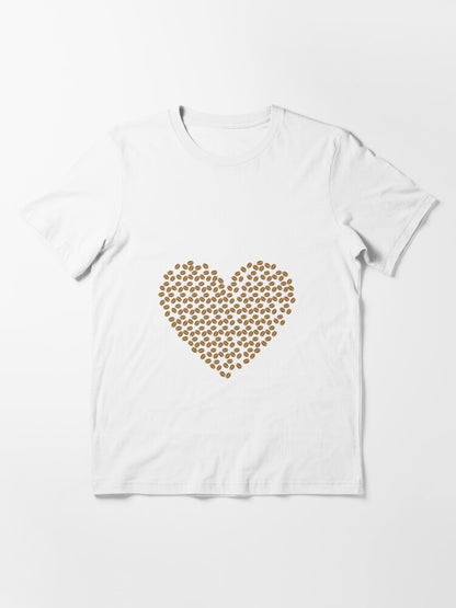 Coffee Beans Heart Essential T-Shirt