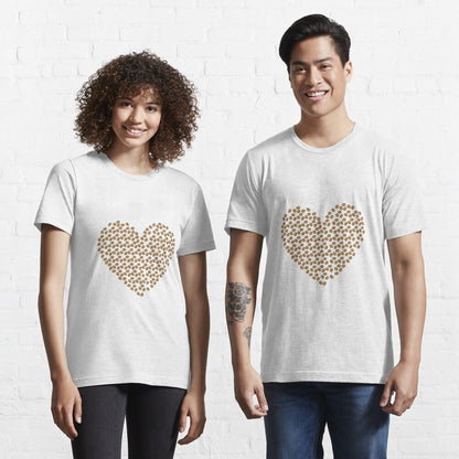 Coffee Beans Heart Essential T-Shirt